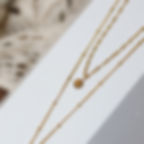縮圖：Roman star double layer necklace
