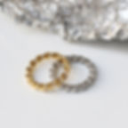 縮圖：twisted ring gold and silver
