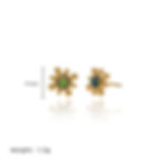 縮圖：sun flower opal necklace and earrings