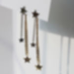 Shooting star earrings-the sky fall with star
