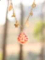 縮圖：Natural Shell Ocean Necklace with Turtle & Mermaid Tail Pendants