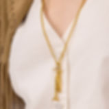 Model wearing 316L stainless steel fish pendant necklace
