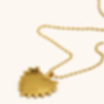縮圖：European Heart Pendant Necklace for Women | 316 Stainless Steel | PVD 18K Gold P