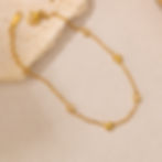 縮圖：Minimalist Heart Charm Bracelet – Stainless Steel with CZ | Custom Logo Availabl