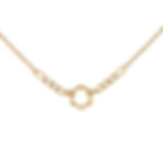 ocean wave ring necklace
