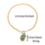 縮圖：Oil Painting Tulip Geometric Necklace – Stainless Steel & Vacuum-Plated High-End