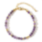 縮圖：Customizable Natural Stone Beaded Bracelet – Stainless Steel Core | 16+5cm Adjus
