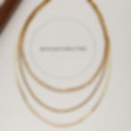 縮圖：Triple layer dainty snake chain necklace