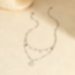 縮圖：Vintage Double-Layer Cross & Star Pendant Necklace – Stainless Steel | Adjustabl