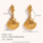 縮圖：Seashell & Scallop Earrings | 18K Gold Plated Stainless Steel Jewelry