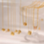 縮圖：18K Gold Stainless Steel Pink Zircon Rolling Ring Necklace – Sweet Style necklac