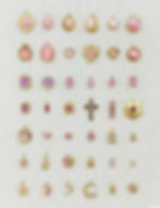 Natural stone jewelry pendants developed for 316L stainless steel jewelry manufacturing