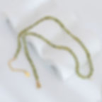 縮圖：Green zirconia bead necklace