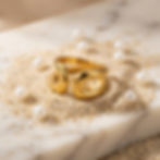 縮圖：Vintage sculptural wide band stainless steel rings with 18K PVD gold plating for custom jewelry brands