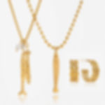 316L stainless steel fish pendant necklace with matching fish earrings