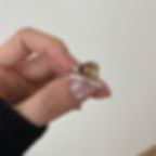 縮圖：Cross-Over Brown Zircon Ring, Adjustable Teardrop Design with Luxurious Elegance
