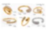 縮圖：​​​​​​​European INS Style 18K Gold Plated Stainless Steel Zircon Rings for Women