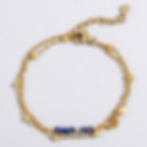 縮圖：Bohemian Double-Layer Natural Stone Beaded Bracelet – Custom Logo | 16+5cm Adjus