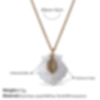 縮圖：18K Gold Plated Bow & Shell Pendant Necklace – Dainty Vacation Jewelry for Women