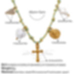 縮圖：Stainless Steel Ocean Charm Rope Jewelry Set – DIY Necklace & Bracelet