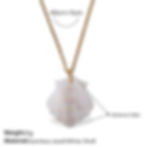 縮圖：18K Gold Plated Bow & Shell Pendant Necklace – Dainty Vacation Jewelry for Women