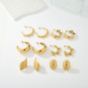 Hot-Selling Minimalist Earrings – Custom Stainless Steel Jewelry for Brands