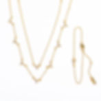 縮圖：Dainty Layered Necklace with CZ Pendants – 18K Gold Plated Stainless Steel