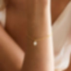 縮圖：Romantic pearl bead chain necklace