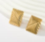 縮圖：Vintage-Inspired Statement Earring Set –  Multi-Style Gold studs