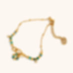 縮圖：Chic Triple Ring Natural Stone Bracelet – French-Inspired & Unique Design