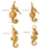 縮圖：Ocean Stainless Steel Charms Wholesale | Shell Starfish Seahorse Whale DIY charm