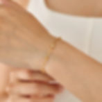 縮圖：French Vintage Stainless Steel Bracelet – Square CZ Accent | Custom Logo Availab