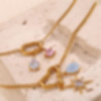 縮圖：Geometric Gemstone Pendant Charms – DIY Jewelry Collection