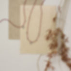縮圖：Rose purple bead butterfly necklace