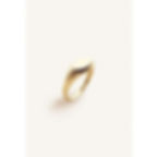 縮圖：stainless steel rhombus signet ring