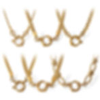 縮圖：Multi-Style 18K Gold Plated Stainless Steel Chain Necklace – Twisted Rope, Snake