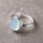 縮圖：Adjustable Aquamarine Stackable Ring, INS Fashion Minimalist Statement ring