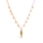 316L stainless steel fish pendant necklace with PVD gold plating