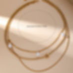 縮圖：Layered Imitation Pearl Necklace – 18K Gold Vacuum-Plated Stainless Steel