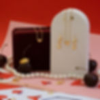 縮圖：Mini Cute Heart Zircon Stainless Steel NecklaceValentines day gift