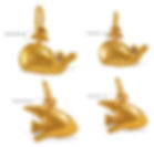 縮圖：Ocean Stainless Steel Charms Wholesale | Shell Starfish Seahorse Whale DIY charm