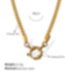 縮圖：Multi-Style 18K Gold Plated Stainless Steel Chain Necklace – Twisted Rope, Snake