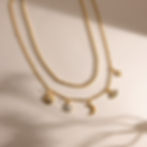 縮圖：Moon Devil Eye White Zircon Stainless Steel Necklace