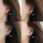 縮圖：stone bead stud