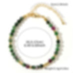 縮圖：Customizable Natural Stone Beaded Bracelet – Stainless Steel Core | 16+5cm Adjus