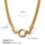 縮圖：Multi-Style 18K Gold Plated Stainless Steel Chain Necklace – Twisted Rope, Snake