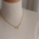 縮圖：ocean wave ring necklace