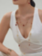 縮圖：Stainless Steel Clover Zircon Jewelry Set – Necklace, Bracelet & Earrings